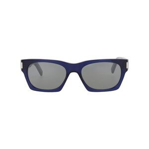 Saint Laurent Square-Frame Recycled Acetate Sunglasses Blue Unisex-Adult
